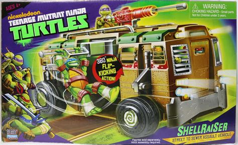 Teenage Mutant Ninja Turtles Shell Raiser Van TMNT Action Figure Toy Car | The Wild Robot!