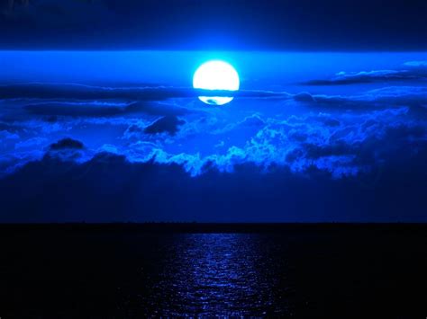 Blue Moon Wallpapers, Beautiful Blue Moon Image, #25710