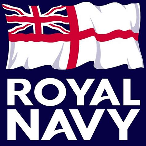 "Royal Navy Ensign and Logo" Poster by Quatrosales | Redbubble