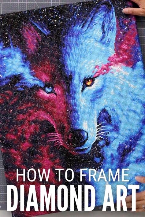 How To Frame Diamond Art - The Crafty Blog Stalker | Diamond art ...