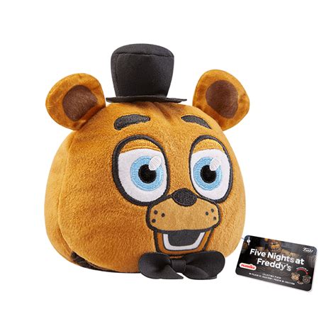 Funko FNAF Toy: 4-inch Freddy Fazbear Reversible Head Plush from Five Nights at Freddy's ...