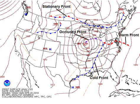 Warm Front Map