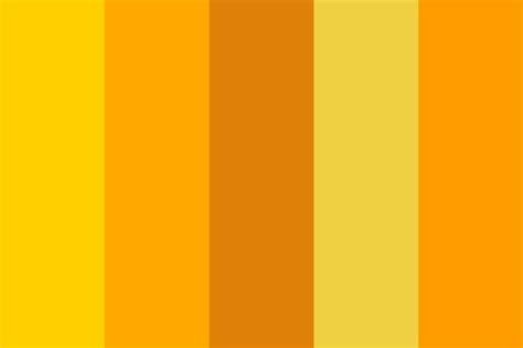 Shades of Orange Color Palette