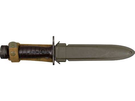 M1 Carbine Bayonet - Original M4 M1 Carbine Bayonet With M8 A1 Scabbard - Italian Made - Surplus.