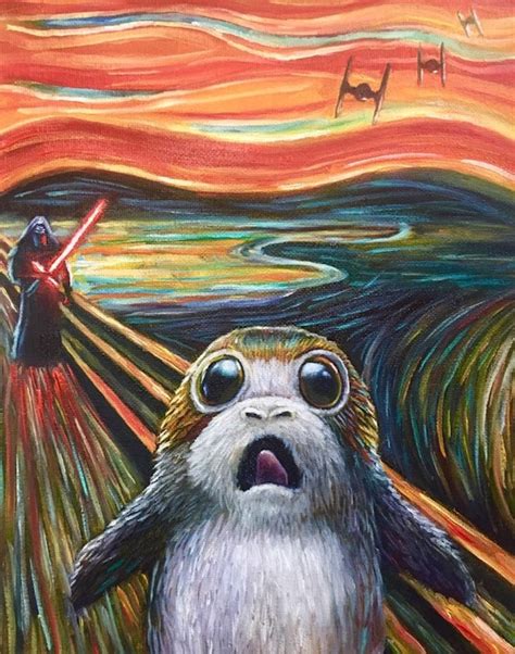 Star Wars Scream Painting Parody | Etsy