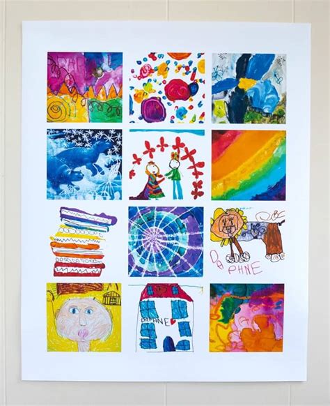 Display Kids Art on a Custom Poster