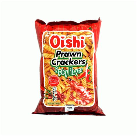 OISHI PRAWN CRACKERS SPICY – Global Food