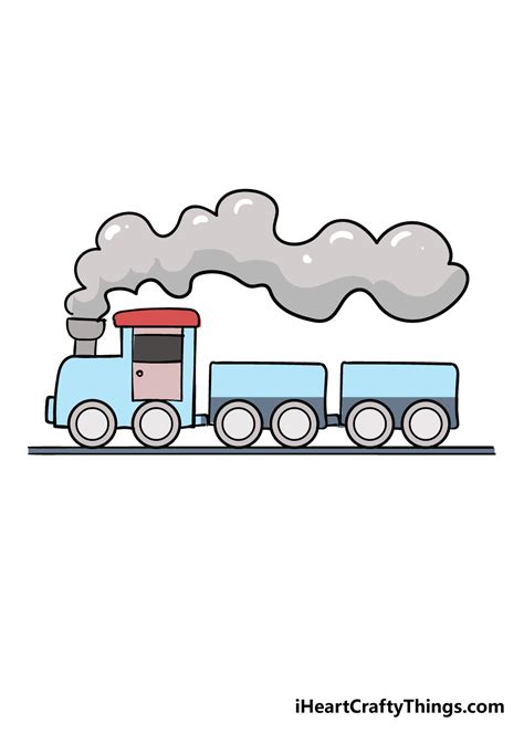 Train Drawing - How To Draw A Train Step By Step