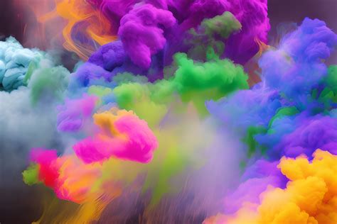 Colorful Smoke Background Graphic by Rizwana Khan · Creative Fabrica