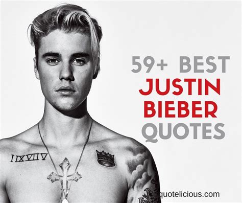 59+ Inspirational Justin Bieber Quotes and Sayings on Music and Life