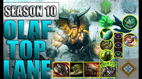 League of Legends Gameplay - Olaf Top Lane! League of Legends Olaf Build - Olaf Runes: Olaf ...