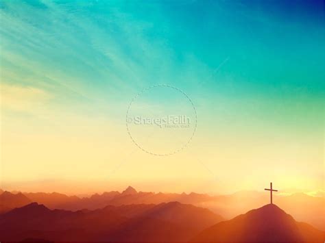 Risen Easter Sunday Church PowerPoint | Clover Media