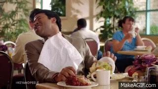 Key & Peele - Continental Breakfast on Make a GIF