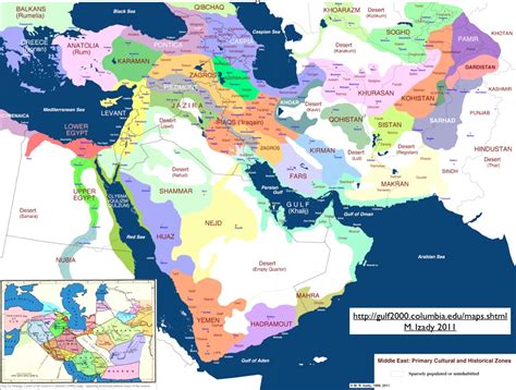 Historical map middle east | The Gulf blog