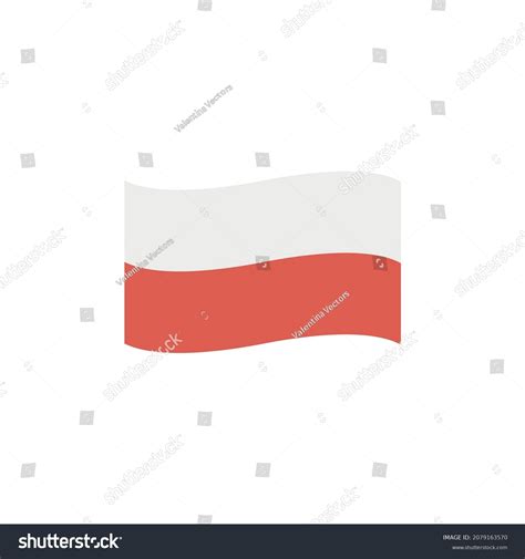 Poland Flag Wave Emoji Vector Polish Stock Vector (Royalty Free ...