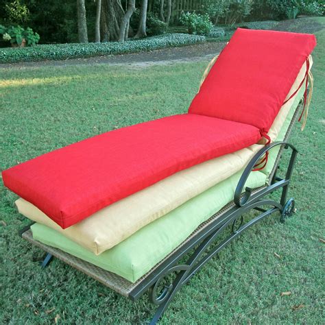 Blazing Needles Outdoor Chaise Lounge Cushion - Walmart.com - Walmart.com