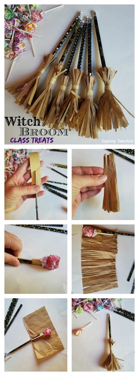 Witch Broom Halloween Class Treats ⋆ Exploring Domesticity