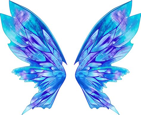 Blue Fairy Wings Drawings | Hot Sex Picture