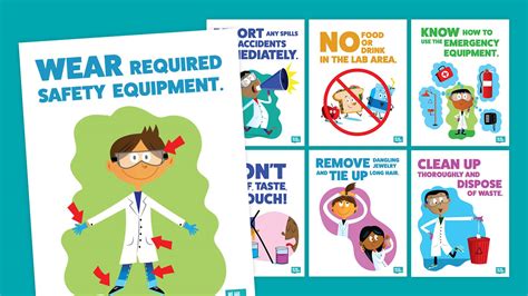 Lab Safety Rules Everyone Should Follow Free Printable Posters | The ...