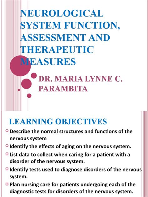 Assessment of Neurologic Function | PDF | Neuron | Central Nervous System