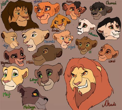 Lion King Characters Drawing at GetDrawings | Free download