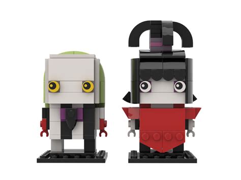 LEGO IDEAS - Beetlejuice Brickheadz: Lydia Deetz and Beetlejuice