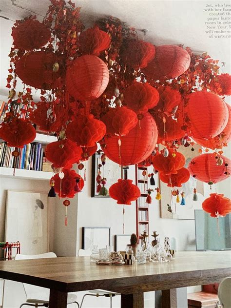 Chines home decor inspiration luner new year decoration | Chinese new year decorations, Chinese ...