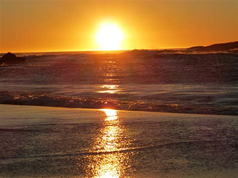 Sunset on the Beach in Cape town, South Africa image - Free stock photo - Public Domain photo ...