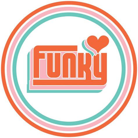 Funky Groovy Logo Design | Hippie logo design, Retro logos, Retro logo design