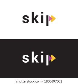 Skip Icon Logo Design Stock Vector (Royalty Free) 1830697001 | Shutterstock