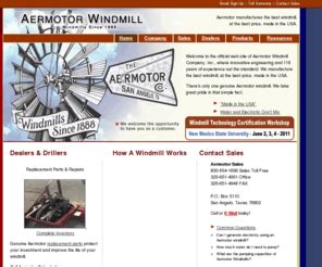 Aermotorwindmill.com: Aermotor Windmill Company Inc.- Economical Energy ...