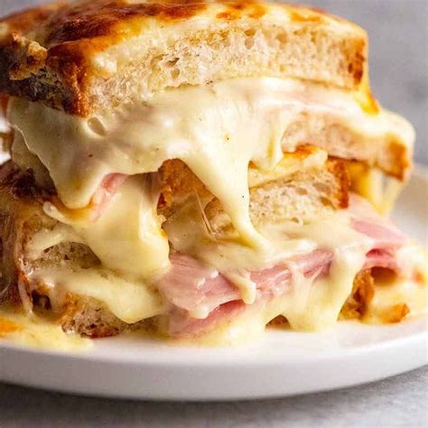 Croque Monsieur - the ultimate ham & cheese sandwich! | RecipeTin Eats