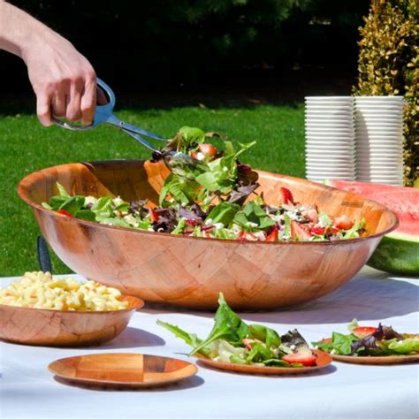 18" Wooden Salad Bowl in Salad Bowls from Simplex Trading | Household ...