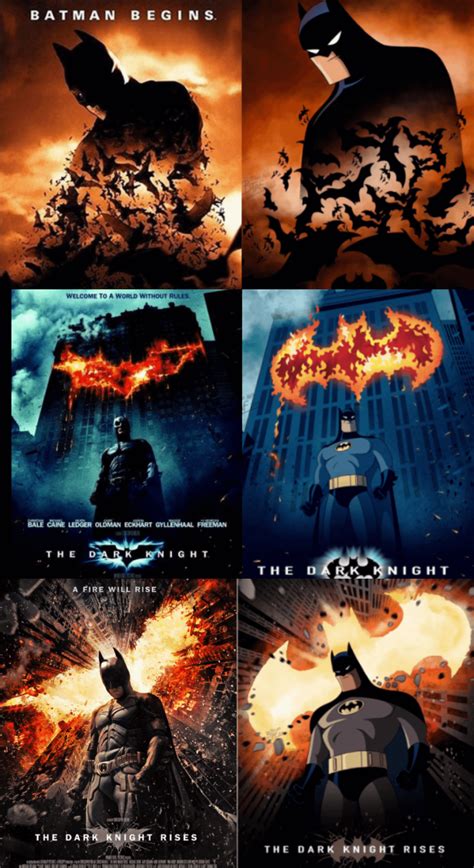 The Dark Knight Trilogy Posters in Batman Animated Series style. By Artist @Simon_SFA : r/batman