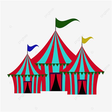 Circus Tent Clipart Transparent Background, Circus Carnival Tent Png ...