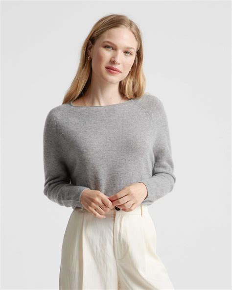 Mongolian Cashmere Boatneck Sweater