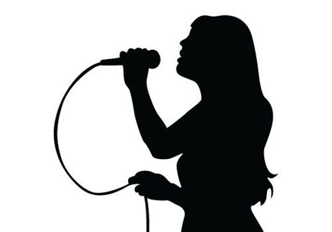 Singer Silhouette Vector at GetDrawings | Free download