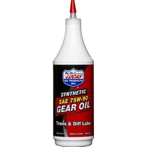 Lucas Oil Products 75W90 Synthetic Gear Oil 1 Quart