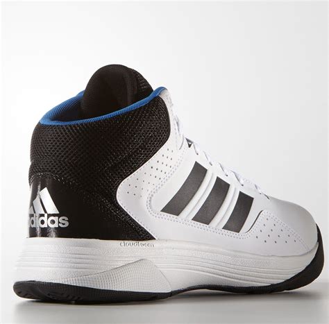 adidas Leather Neo Cloudfoam Ilation Mid Basketball Shoes in Black for ...