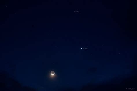 Don't miss the moon, Venus, Mars triangle | Sky Archive | EarthSky