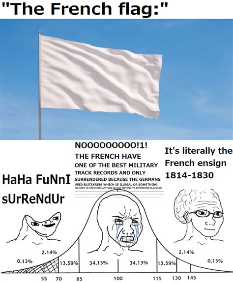 Fun fact: France used an all white banner as their naval ensign for about 15 years : r/HistoryMemes