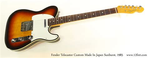 Fender Telecaster Custom Made In Japan Burst, 1985 | www.12fret.com