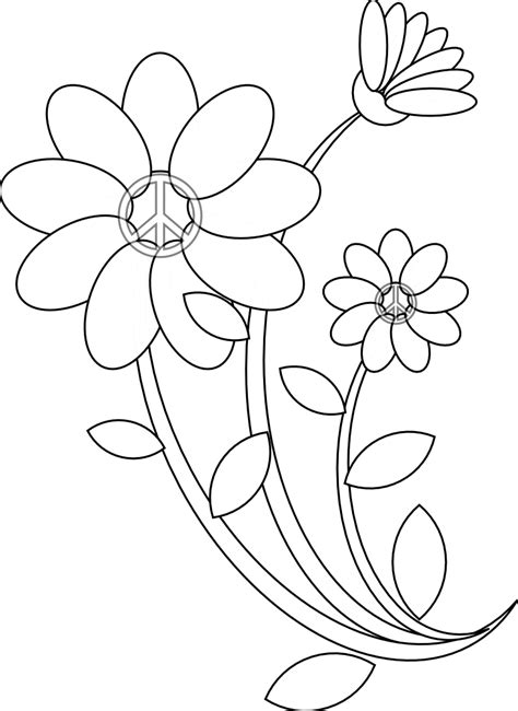 flower line drawing - Google Search | Çiçek çizimi, Aplike tasarımlar ...