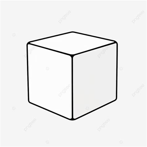 Black Outline White Box, Box, Cardboard, Package PNG Transparent Image and Clipart for Free Download