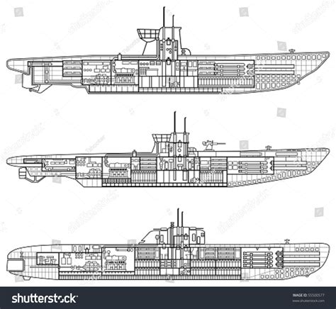 44 Submarine Cross Section Images, Stock Photos, 3D objects, & Vectors | Shutterstock