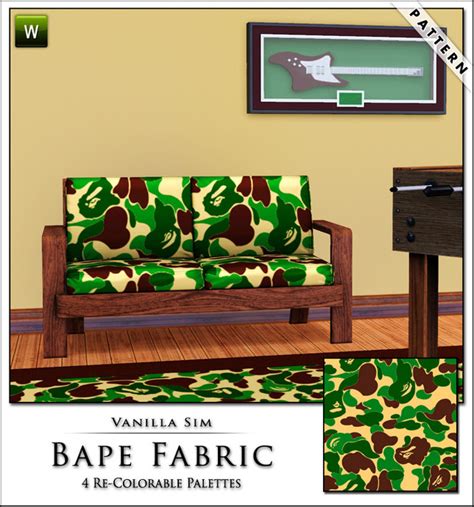 The Sims Resource - Bape Fabric by Nigo