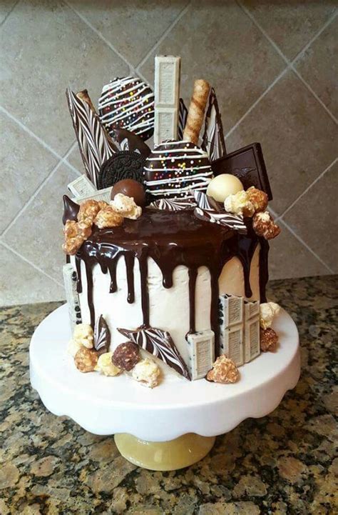 Decoración Drip Cakes de Chocolate