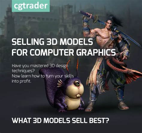 CGTrader shares tips on selling 3D models - CGPress