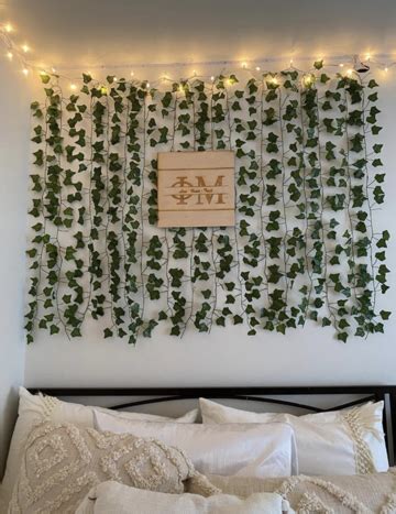 Wall Vines in 2021 | Wall decor bedroom, Cute bedroom decor, Cozy room decor