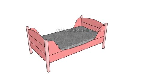 Toddler Bed Plans | MyOutdoorPlans